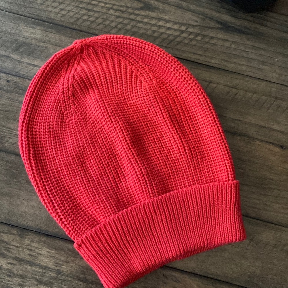 Red slouchy beanie from Nordstrom